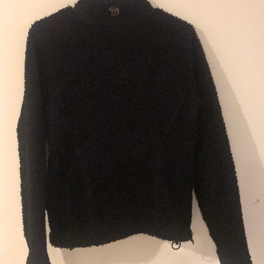 MOUNTAIN HARDWEAR WOMEN'S HIGH LOFT™ black zip front Teddy Bear jacket - Picture 7 of 8